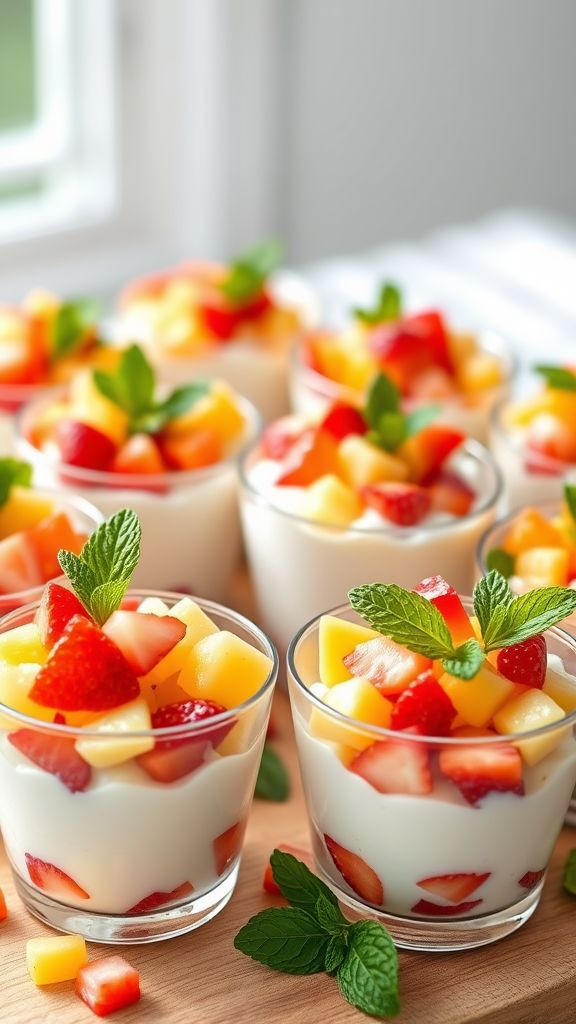 Cottage Cheese and Fruit Cups