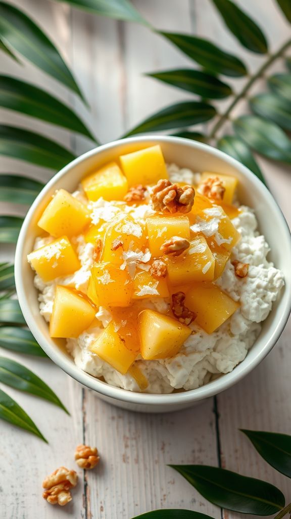 Cottage Cheese and Pineapple Delight  