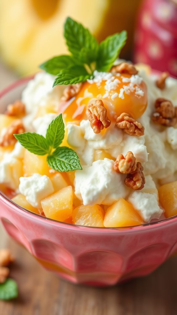 Cottage Cheese and Pineapple Delight  