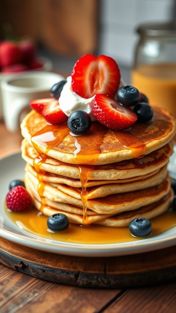 Cottage Cheese Protein Pancakes  