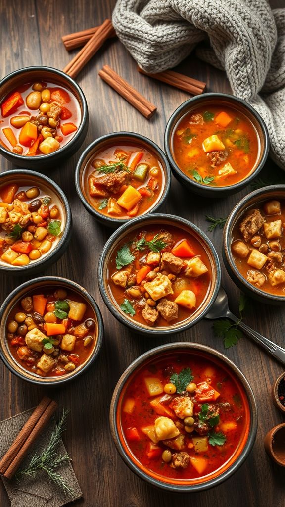 cozy high-protein winter soups and stews