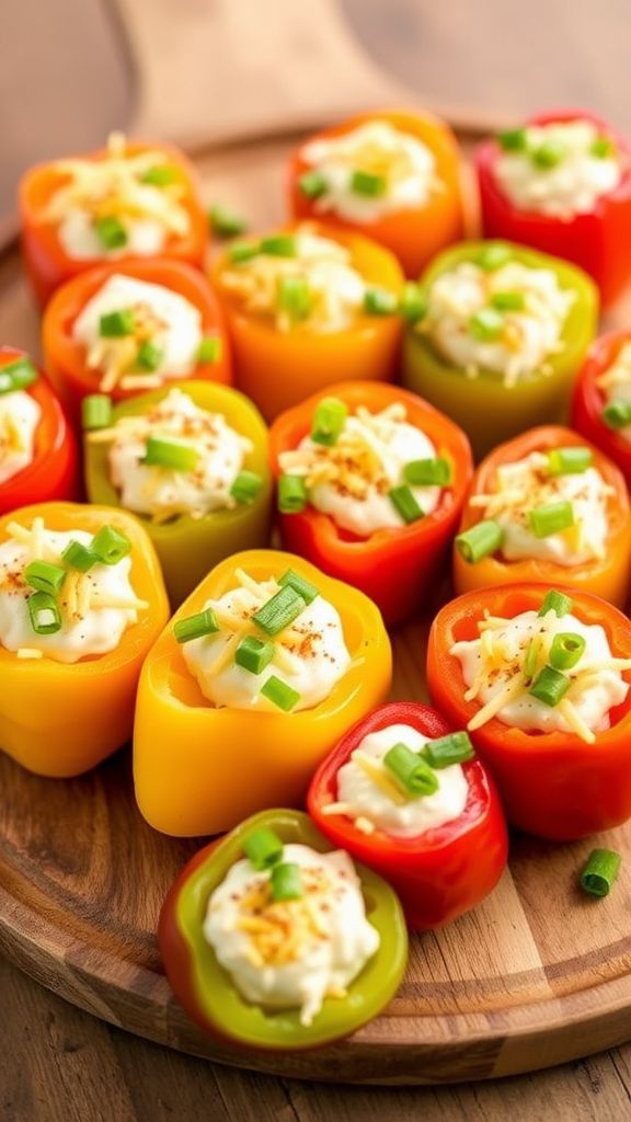 Cream Cheese Stuffed Mini Peppers