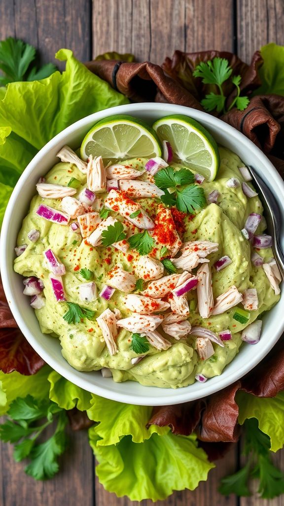 Creamy Avocado Chicken Salad