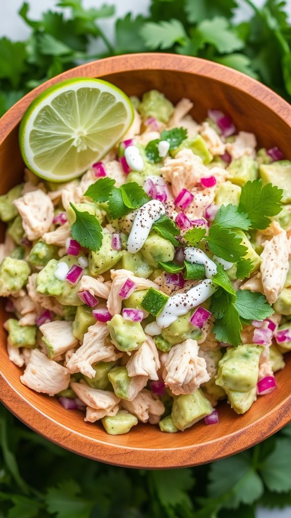 Creamy Avocado Chicken Salad