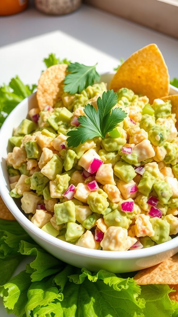 Creamy Avocado Chicken Salad