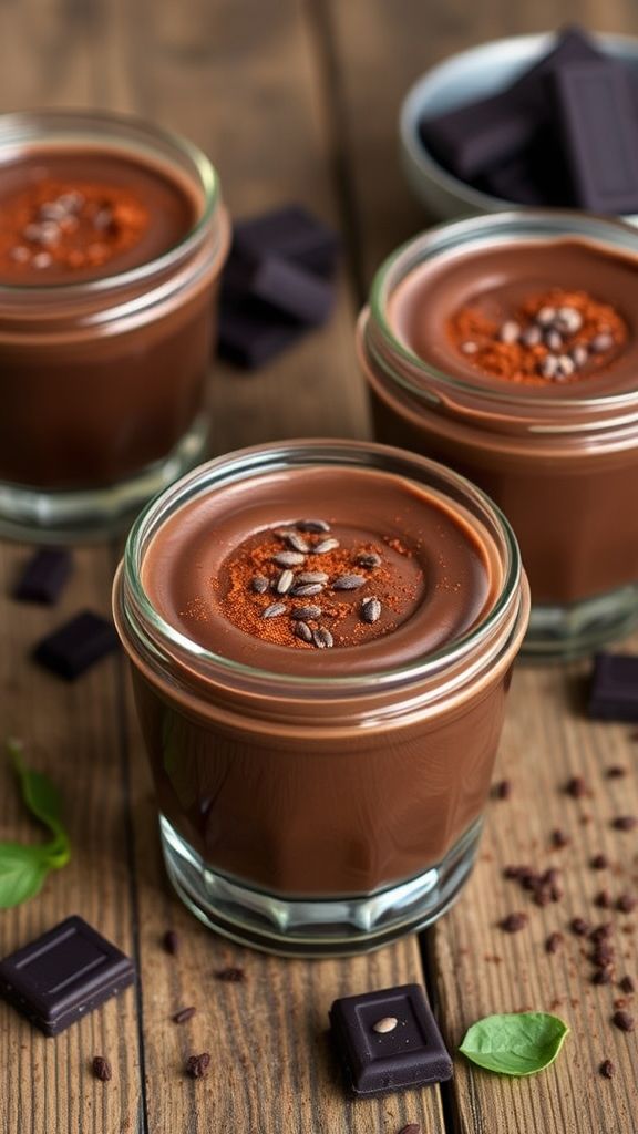 Creamy Avocado Chocolate Pudding