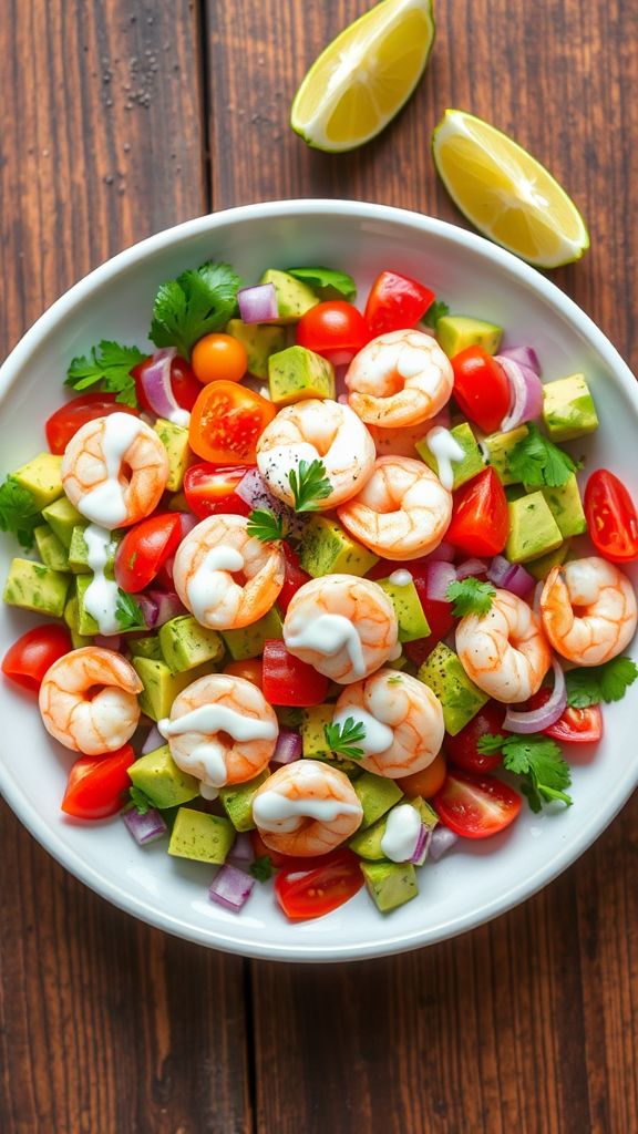 Creamy Avocado Shrimp Salad