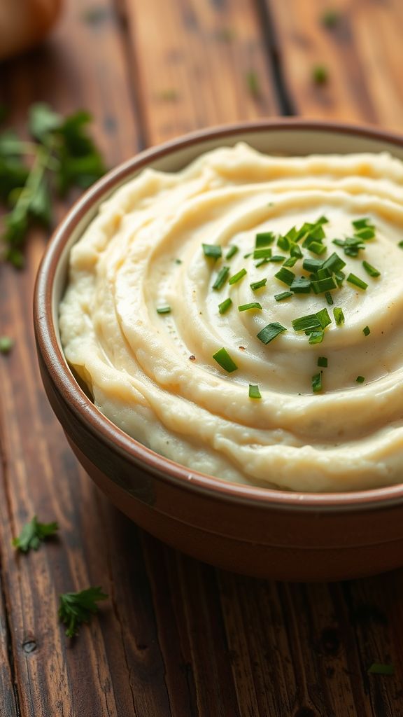 Creamy Garlic Cauliflower Mash