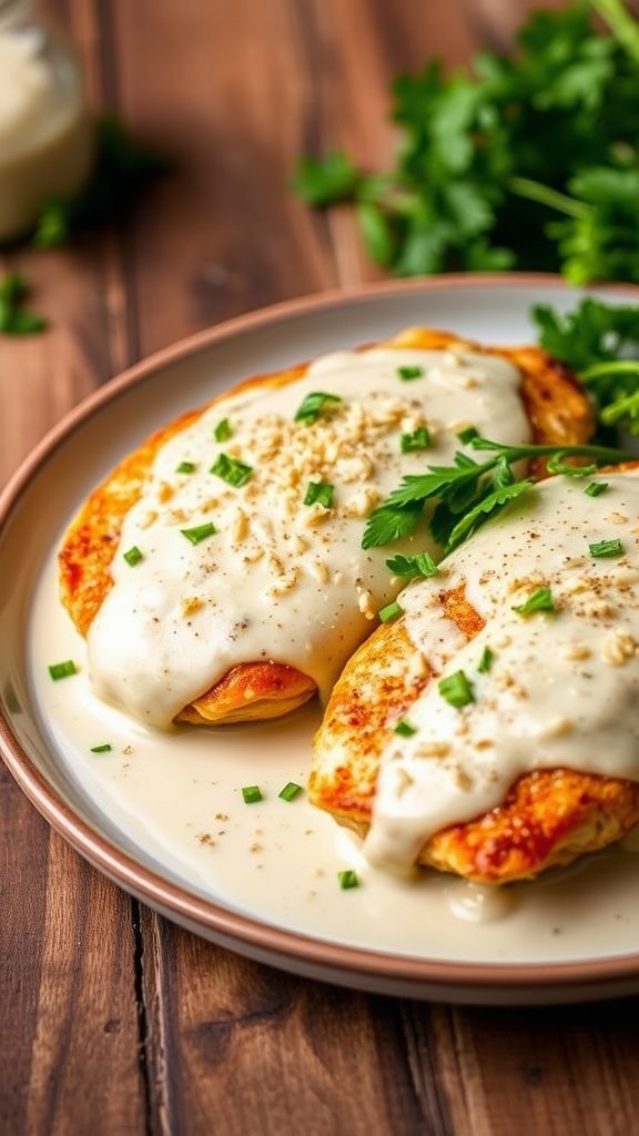 Creamy Garlic Parmesan Keto Chicken