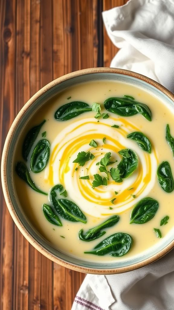 Creamy Garlic Parmesan Keto Soup