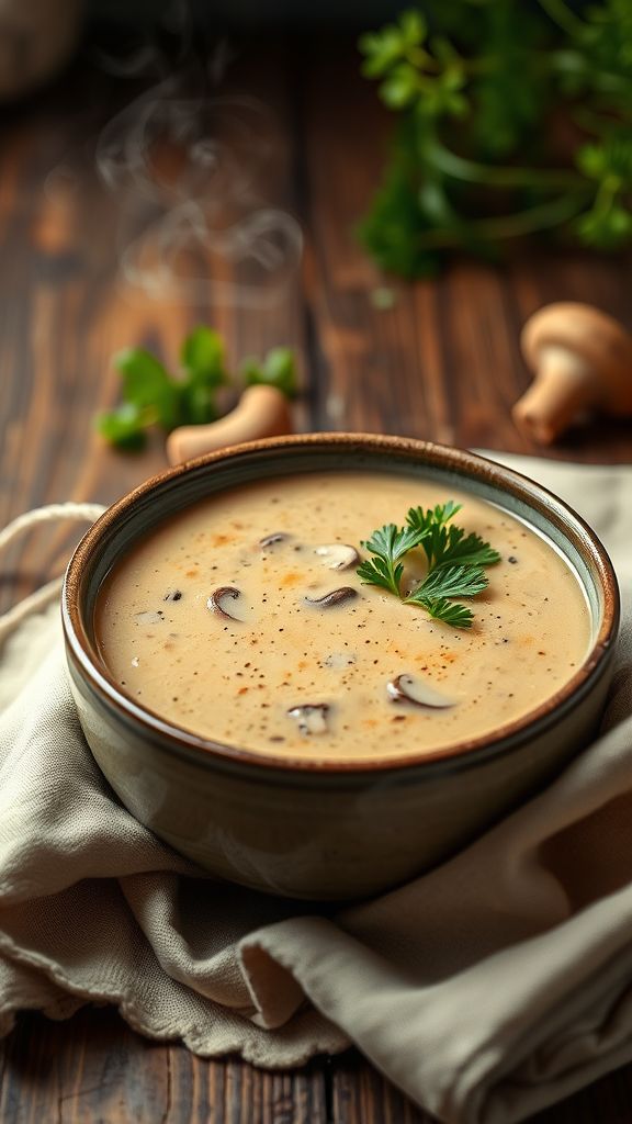 Creamy Irish Mushroom Soup