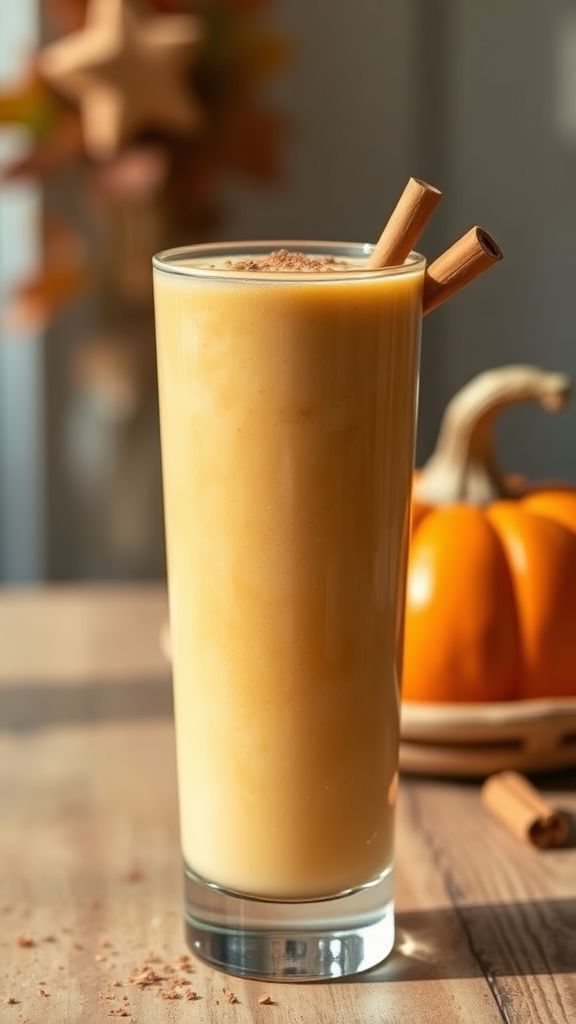 Creamy Pumpkin Spice Smoothie  