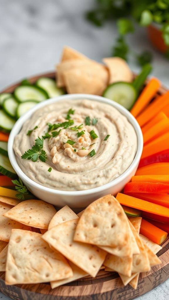 Creamy Tuna and White Bean Dip  