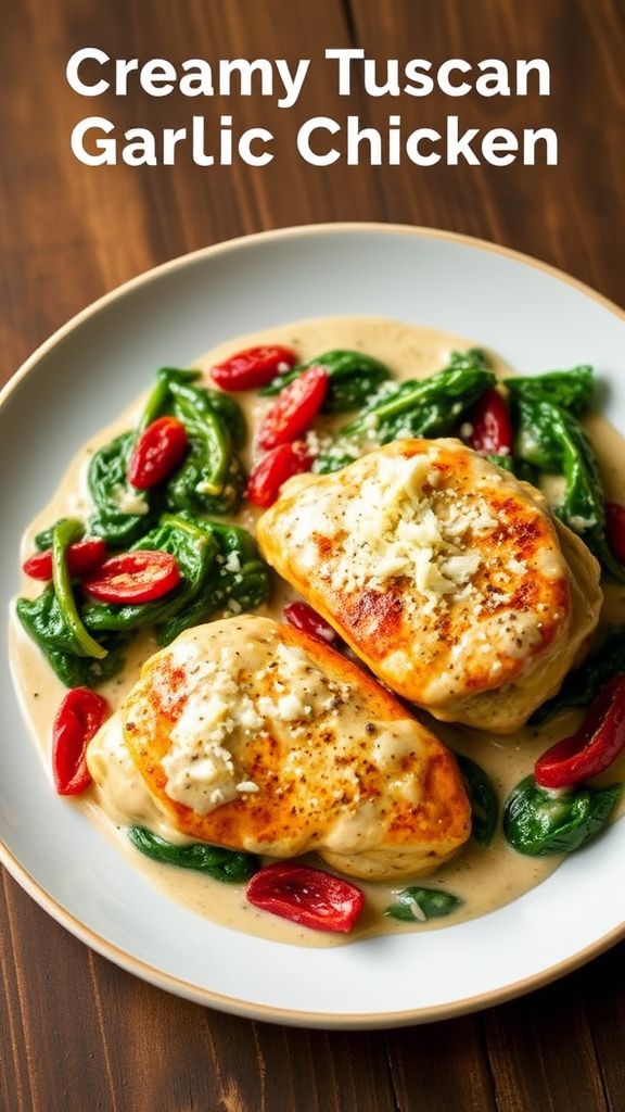 Creamy Tuscan Garlic Chicken