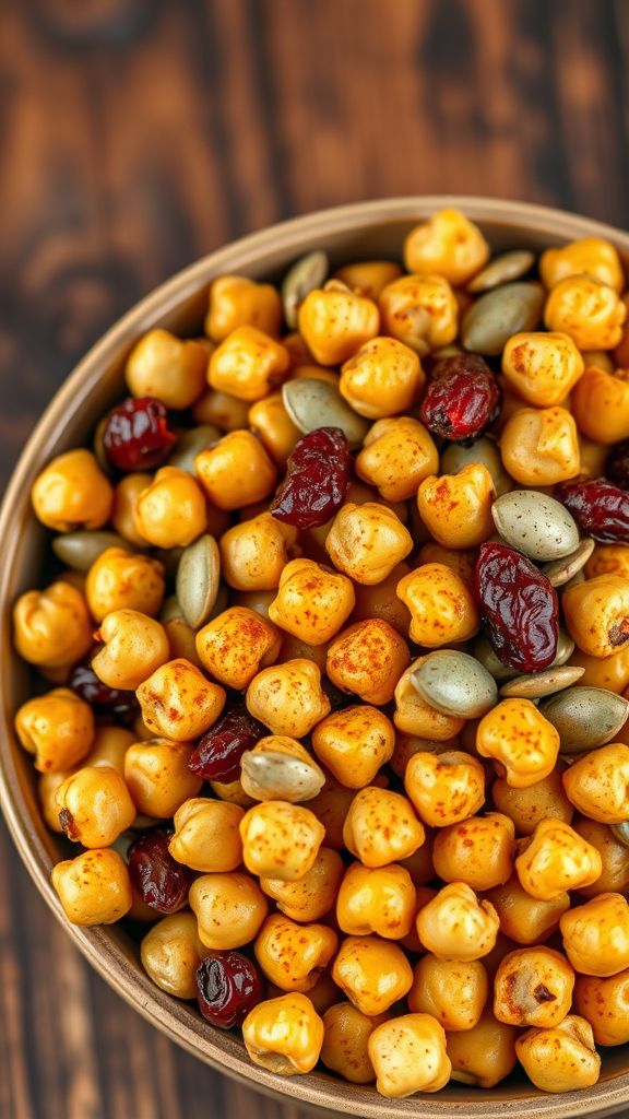 Crispy Chickpea Snack Mix  