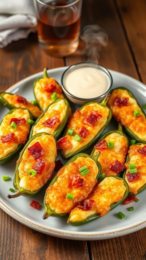 Crispy Jalapeño Poppers with Cream Cheese  