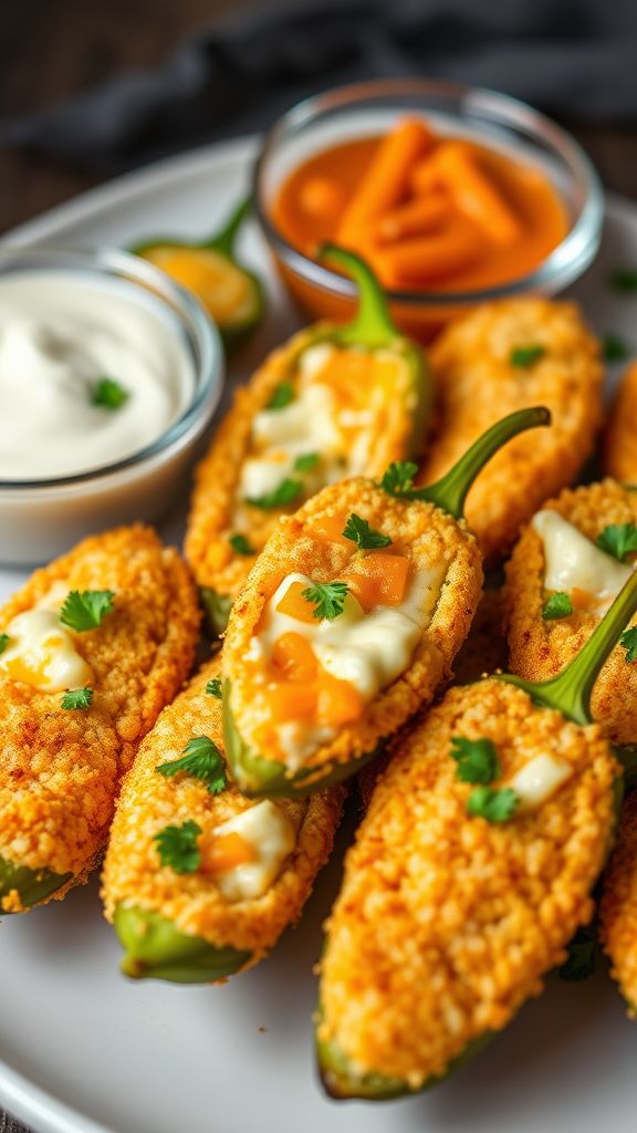 Crispy Jalapeño Poppers