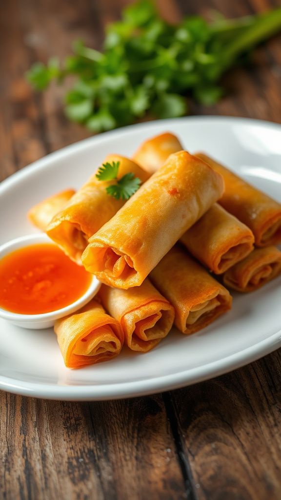 Crispy Vegetable Spring Rolls