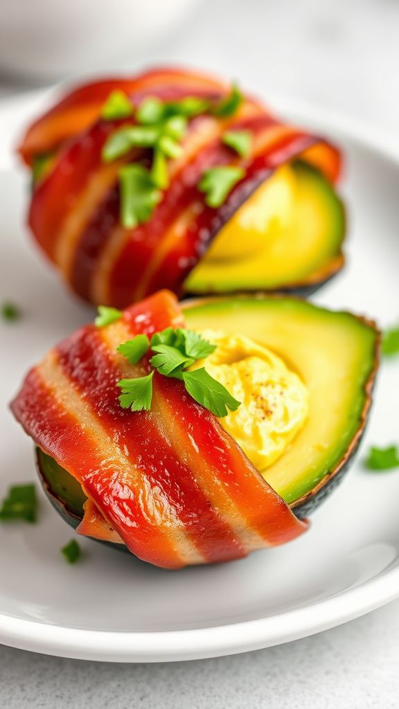 Crunchy Bacon-Wrapped Avocado  