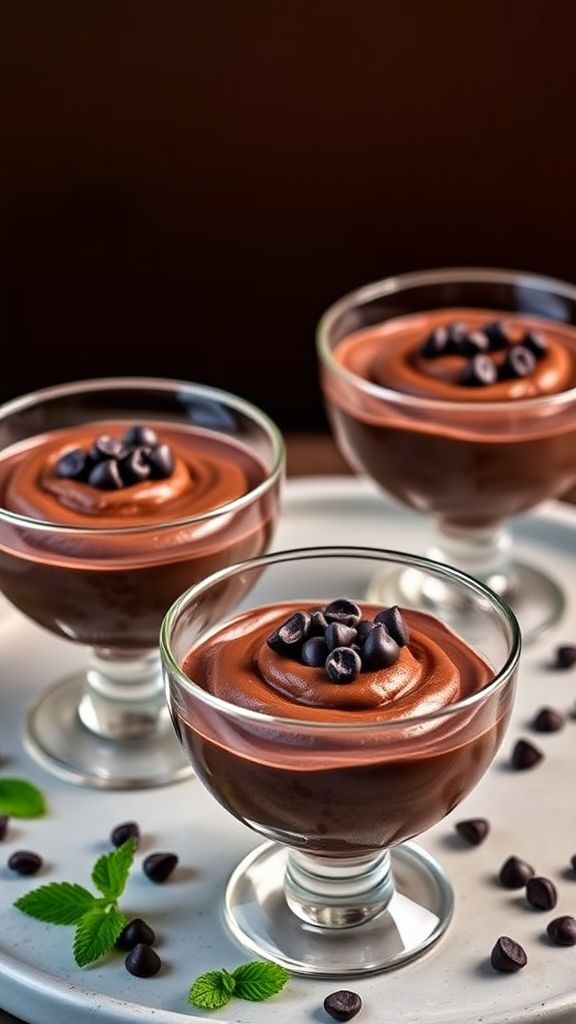 Dark Chocolate Avocado Mousse