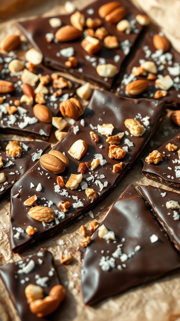 Dark Chocolate Keto Bark