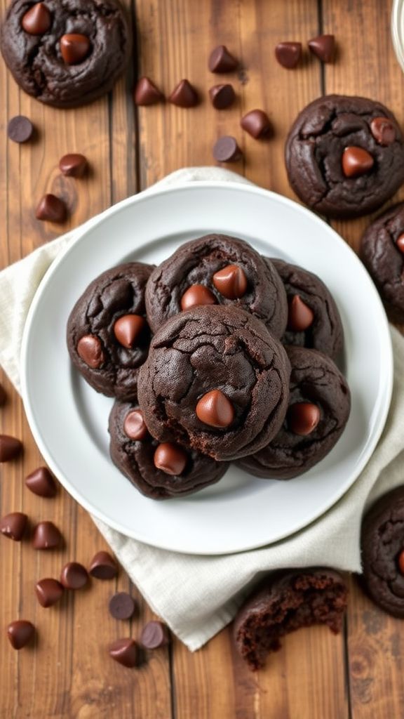 Double Chocolate Chip Keto Cookies