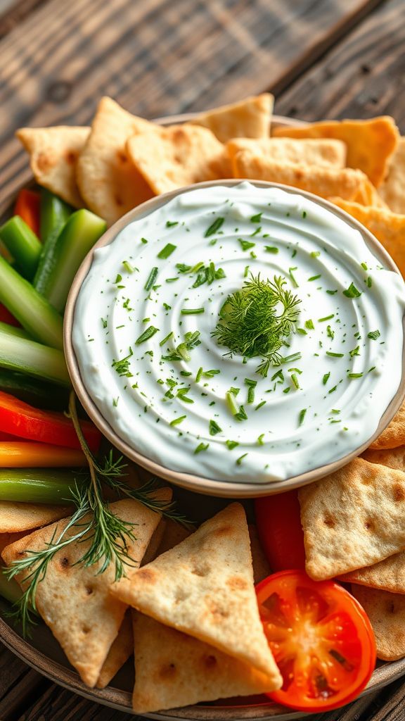 Easy Cucumber Dill Yogurt Dip