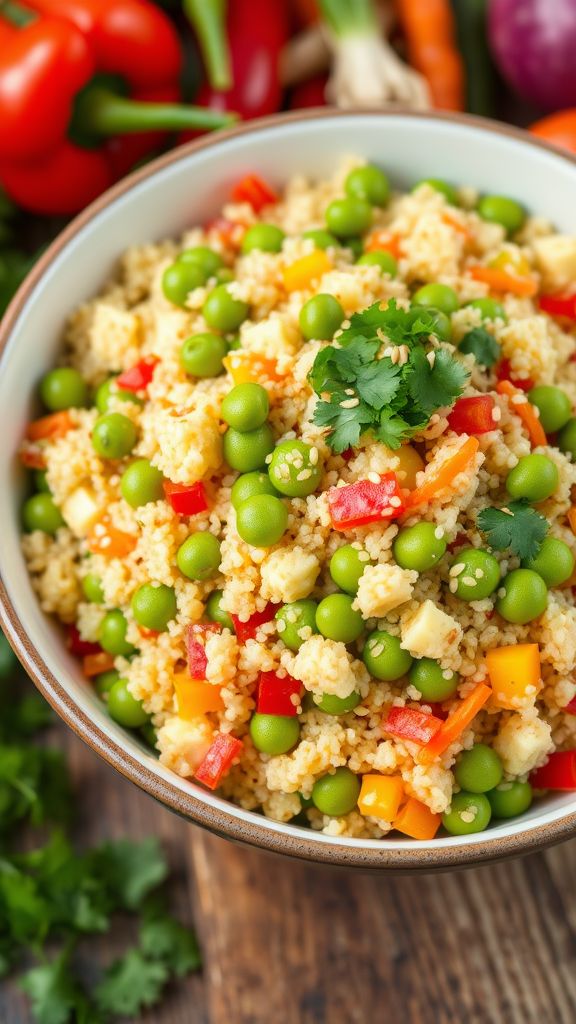 Edamame and Quinoa Crunch Salad  