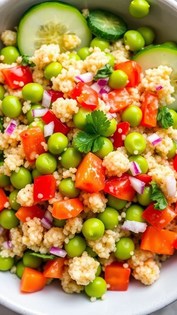 Edamame and Quinoa Salad  