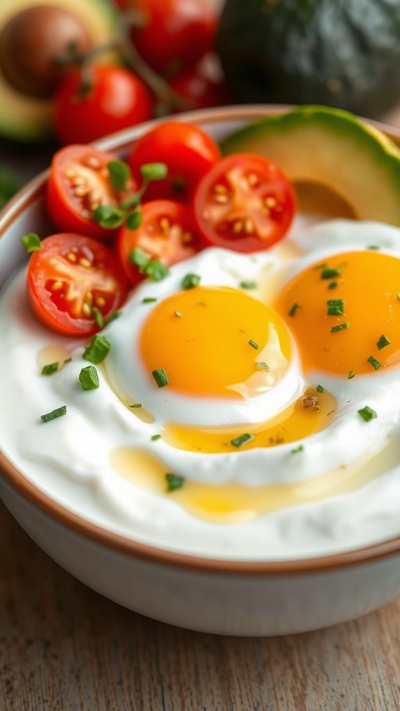 Egg and Greek Yogurt Power Bowl  