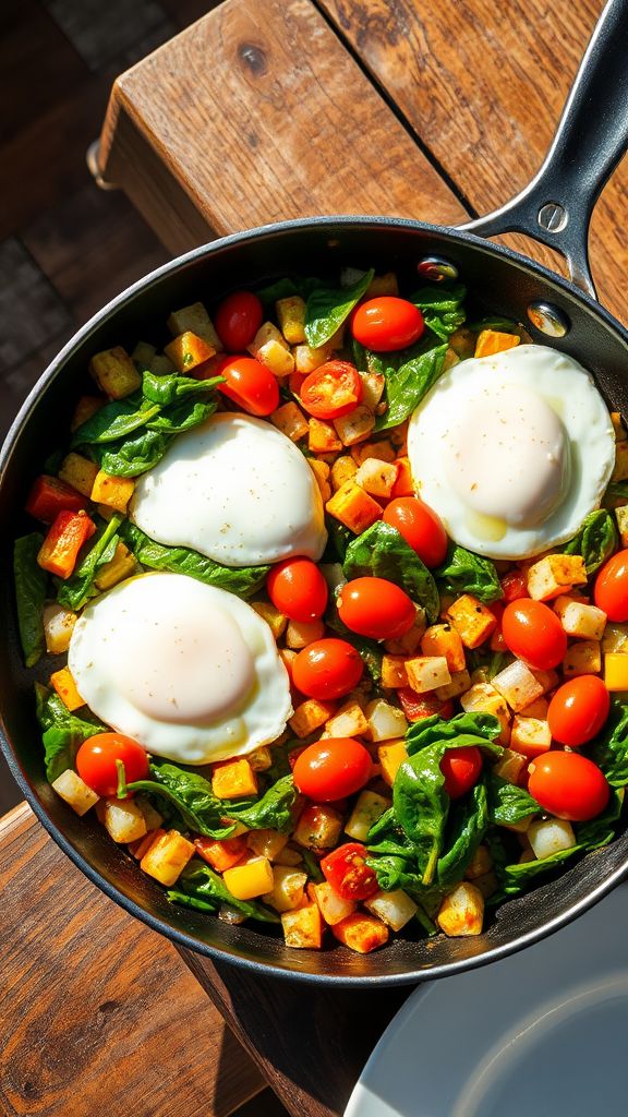 Egg White and Veggie Breakfast Stir-Fry  