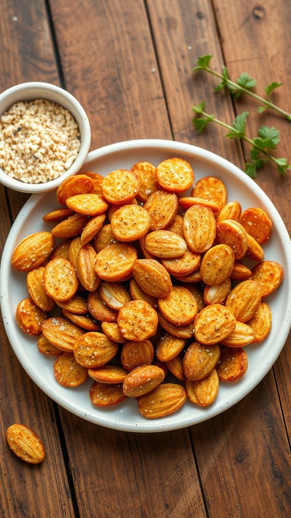 Everything Bagel Seasoned Almond Crisps