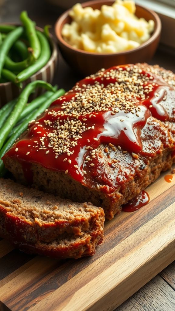 Everything Bagel Seasoned Meatloaf  