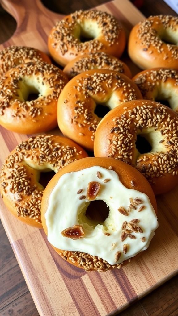 Everything Spice Keto Bagels  