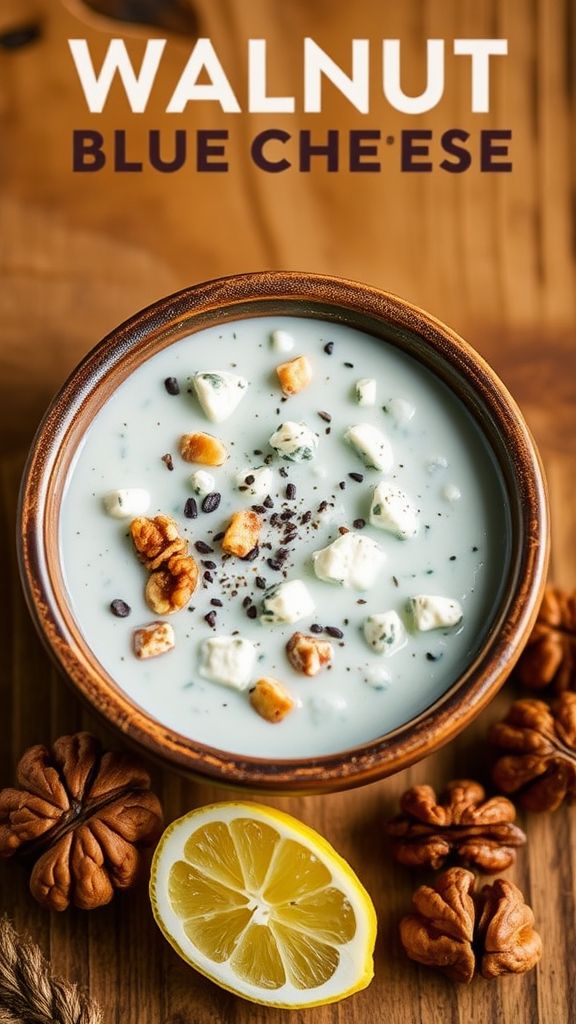 Exquisite Walnut Blue Cheese Sauce  