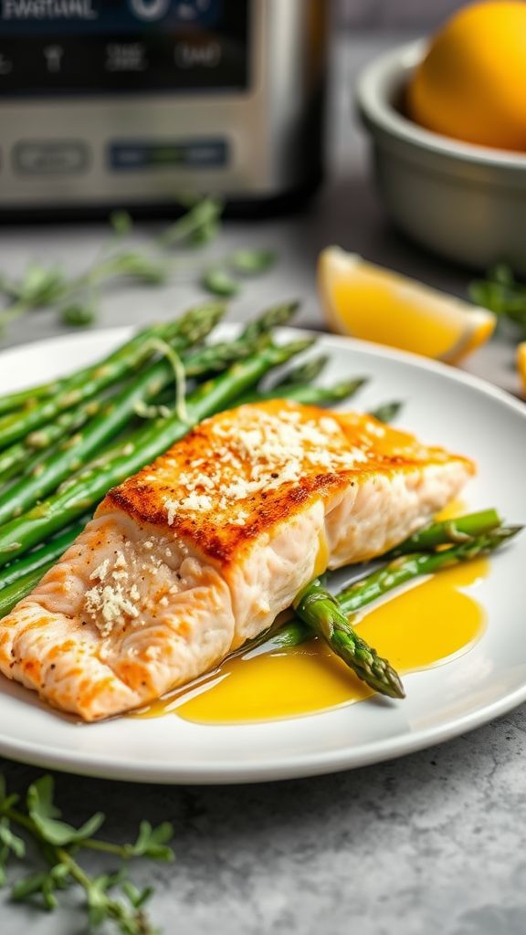 Fast Salmon and Asparagus Bake