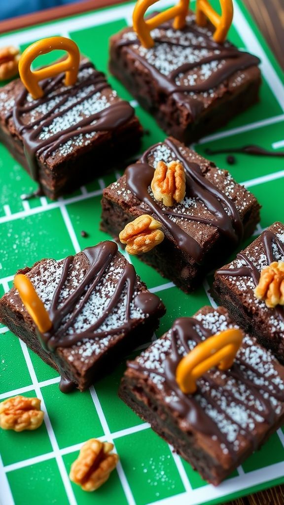 Field Goal Fudge Brownies  