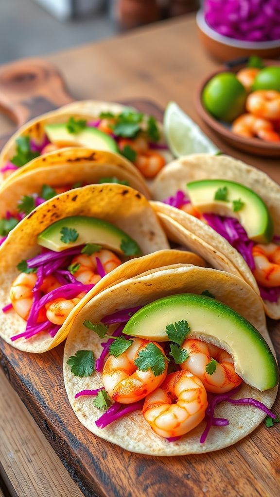 Fiery Shrimp Tacos