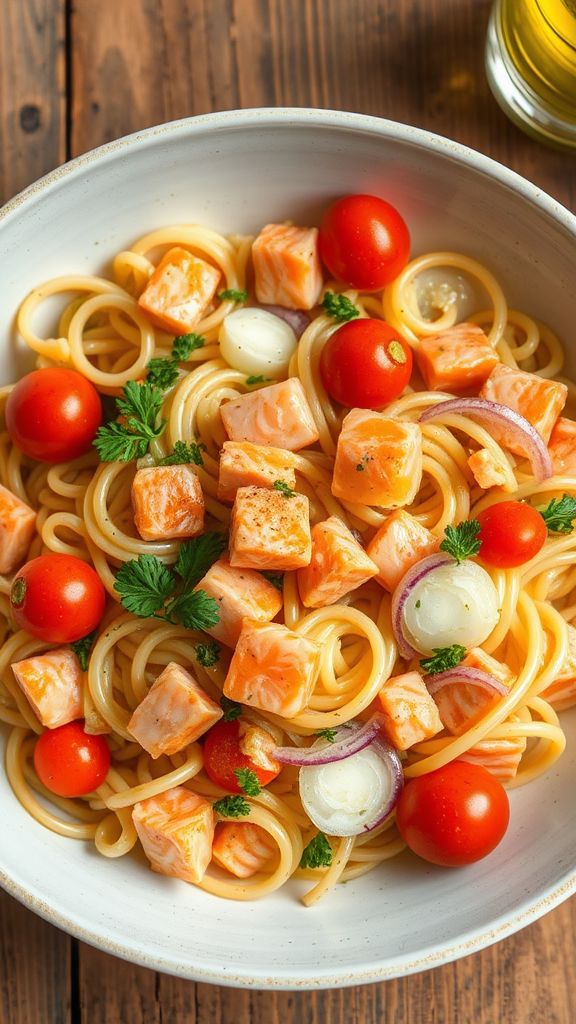 Fish and Fennel Pasta Salad  