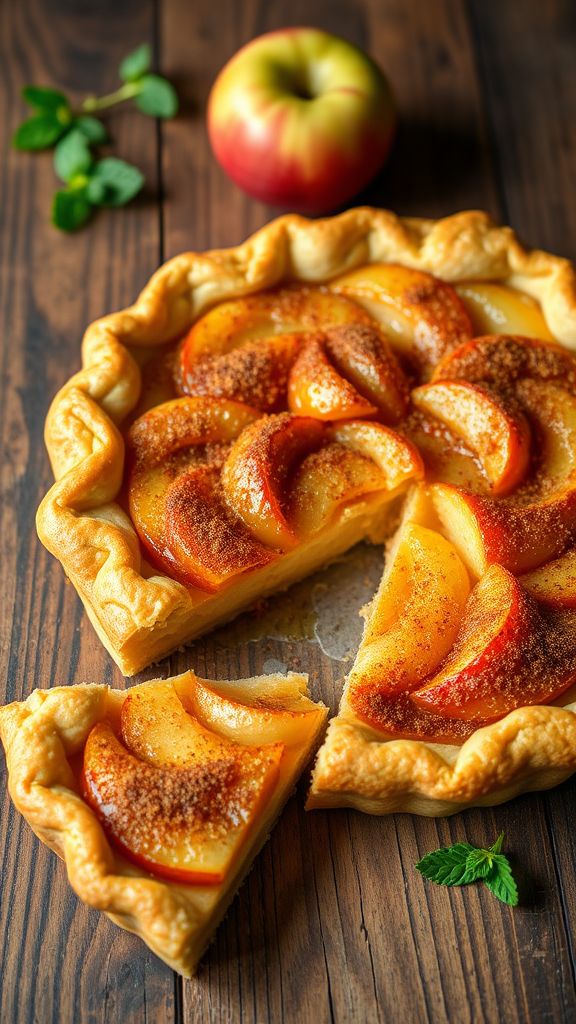 Flaky Irish Apple Tart  