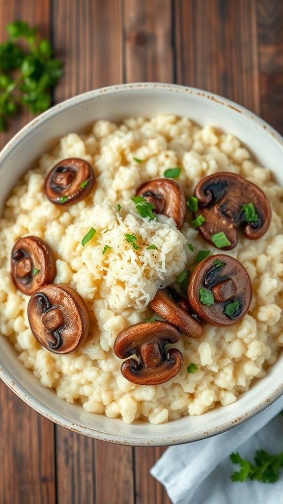 Flavors of Italy: Keto Mushroom Risotto