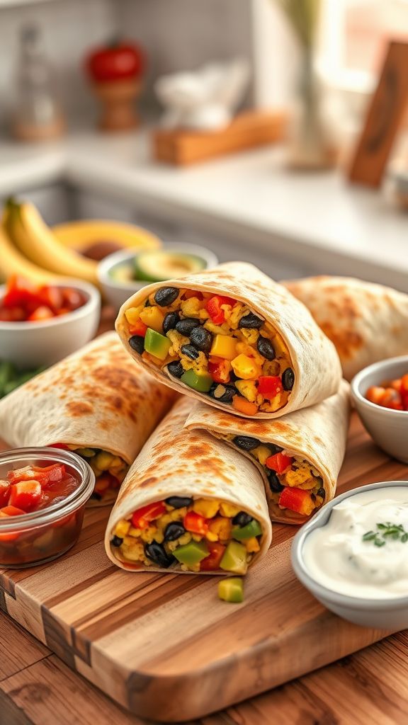 Freezer-Friendly Protein-Packed Breakfast Burritos