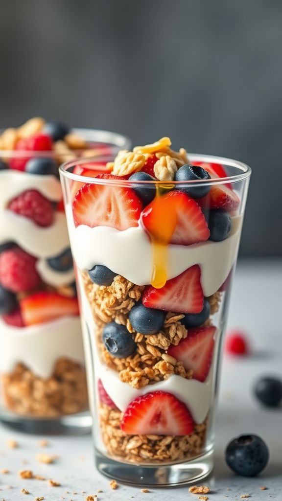 Fruit and Yogurt Parfait Cups  