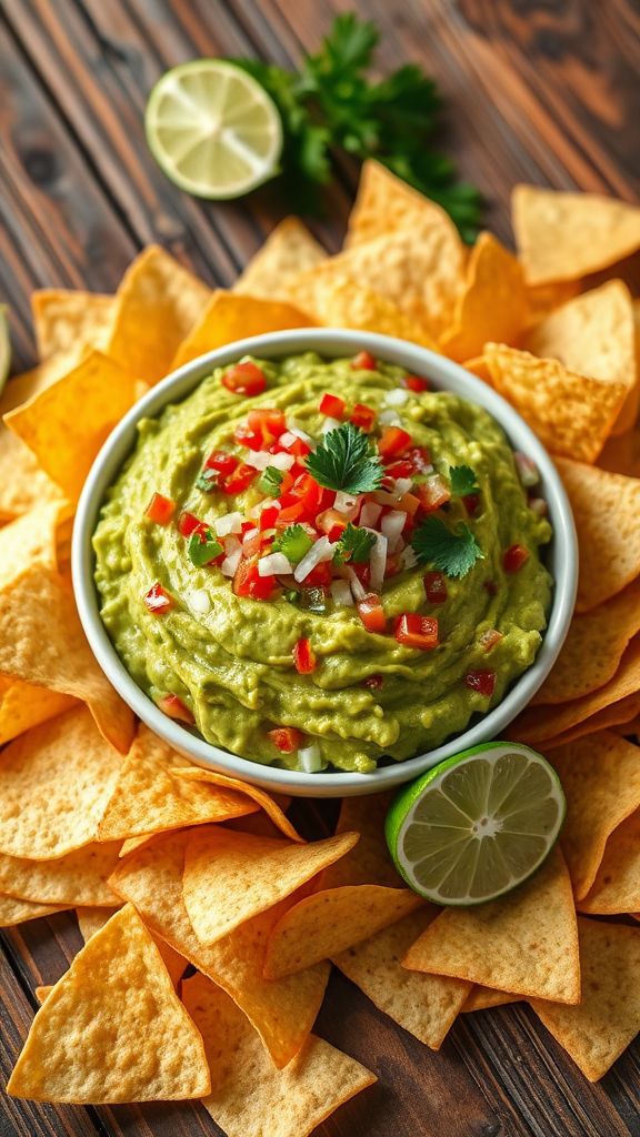 Game Day Guacamole and Chips