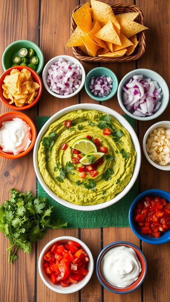 Game Day Guacamole Bar