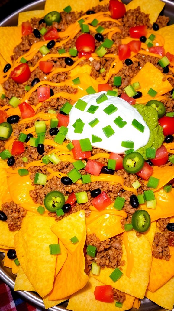 Game Day Loaded Nachos