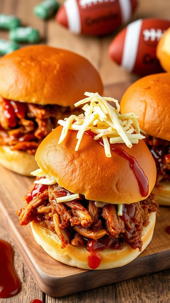 Game Day Pulled Pork Sliders