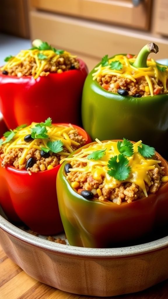 Game Day Stuffed Bell Peppers