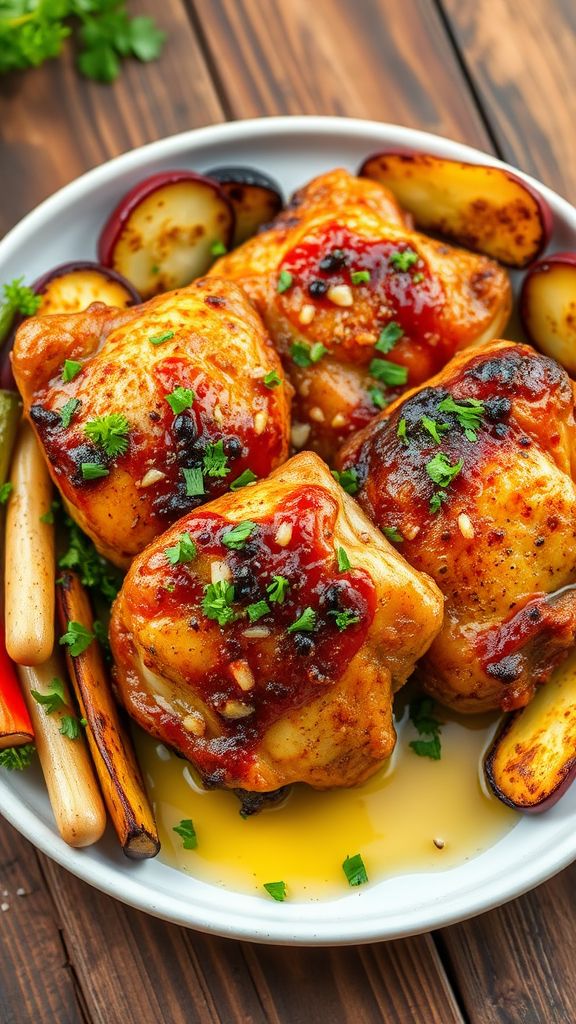 Garlic Butter Chicken Thighs