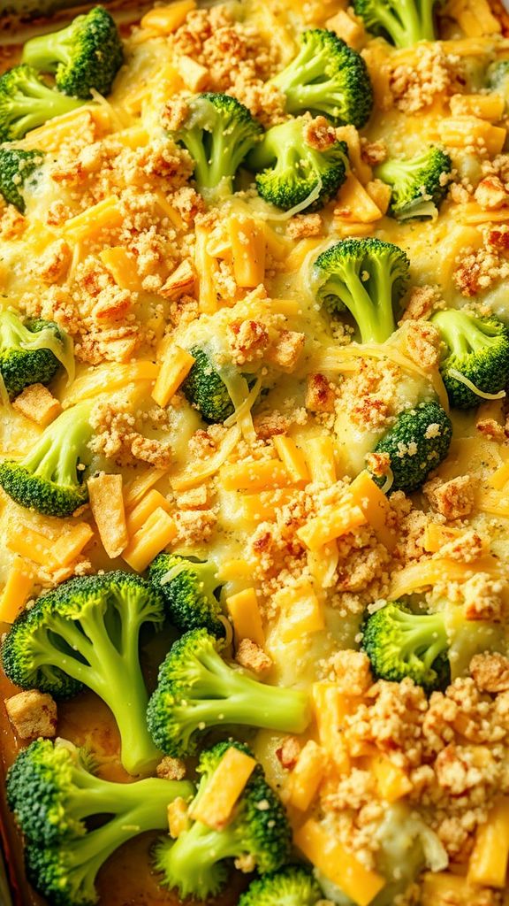 Garlic Parmesan Broccoli Cheese Delight